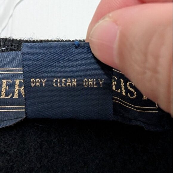 Herman Geist Fair Isle Vest Womens Size Large Black Red Wool Vintage Sleeveless - Picture 5 of 9